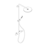 Yläsuihkuyhdistelmä Hg Shp 260 1Jet Ecost.Fine Musta [6352097] |