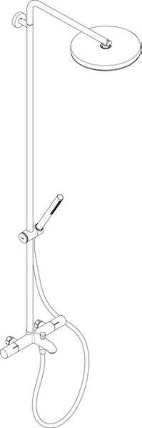 Suihkujärjestelmä Hansgrohe 24235000 Puro 260 Fine Jp Kromi [6352101]