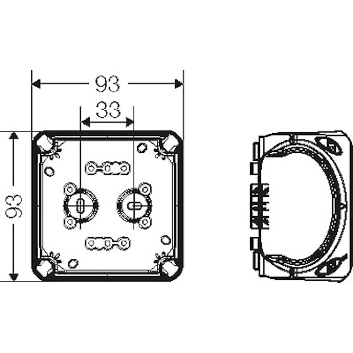 Jakorasia Enycase Kf 0202 G 2.5Mm2 Har Ip66/Ip67 [1608100] |
