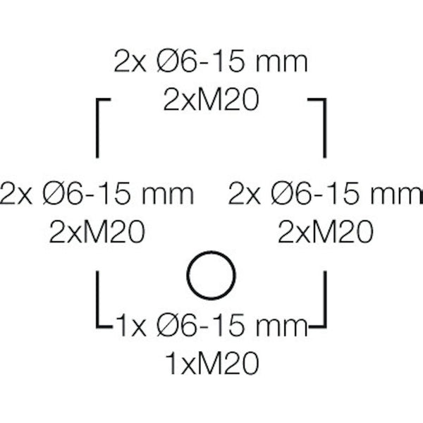 Jakorasia Liittimillä Enycase Rk 0207 G Ip66 Har Pp - Hf [1608302] |