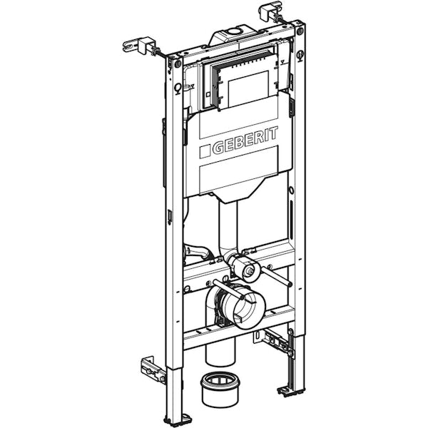 Seinä-WC asennusteline Geberit Duofix korkea Sigma 112cm [5756992]