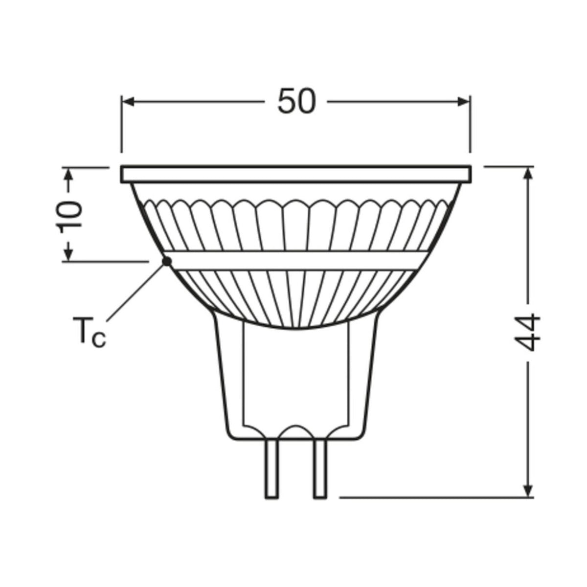Kohdelamppu Ledvance Mr16 2W/940 230Lm Gu5.3 Dim 36 [4738540] |