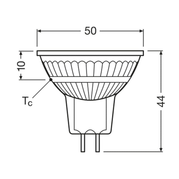 Kohdelamppu Ledvance Mr16 2W/940 230Lm Gu5.3 Dim 36 [4738540] |