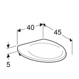 WC-istuinkansi IDO Kimset 91110 pehmeä 5711116