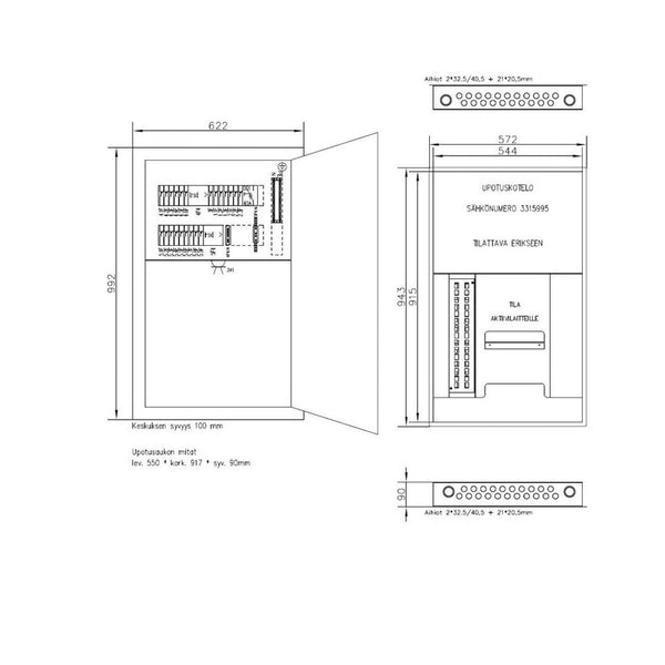 Ryhmäkeskus - Data Uppo Fe It - Terrier 40.21 35A Ip30 Fe [3332244] |