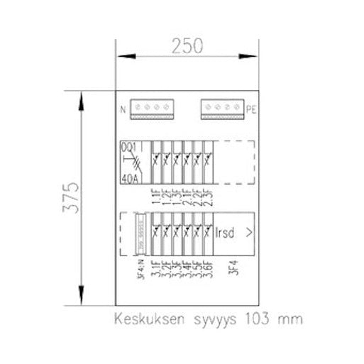 Ryhmäkeskus Pinta Ps Pointer Pointer3412 V 35A Ip30 Ps [3332317] |