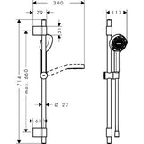 Suihkusetti Hansgrohe 28048670 Activera 2T Varia Mus [6550386] |