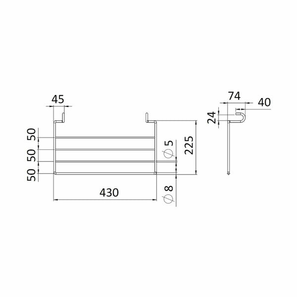 Rej Design Pivo hylly 40 kromi [5488267] |