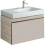Alakaappi citterio ruskeanharmaa lasi/tammi beige 750mm - Fertti.com