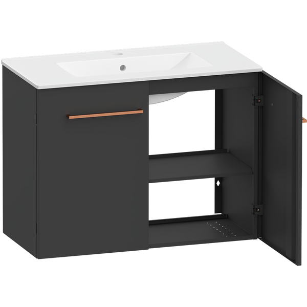Allaskaappi V2597 Polaria Stila 800 harmaa - Fertti.com