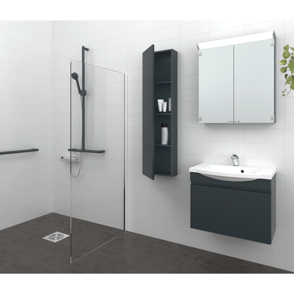 Allaskaappi V2633 Polaria Laval 550 harmaa - Fertti.com