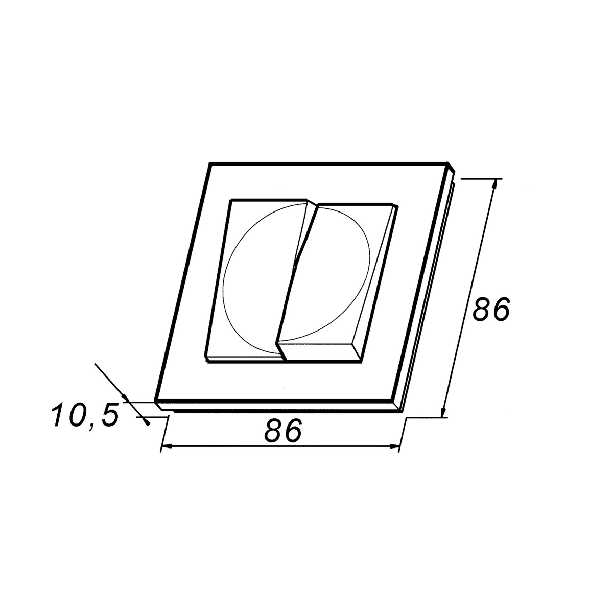 Kytkin Elko Ocean 5/16A/250V/Ip21 Upj Mus [2104286] |