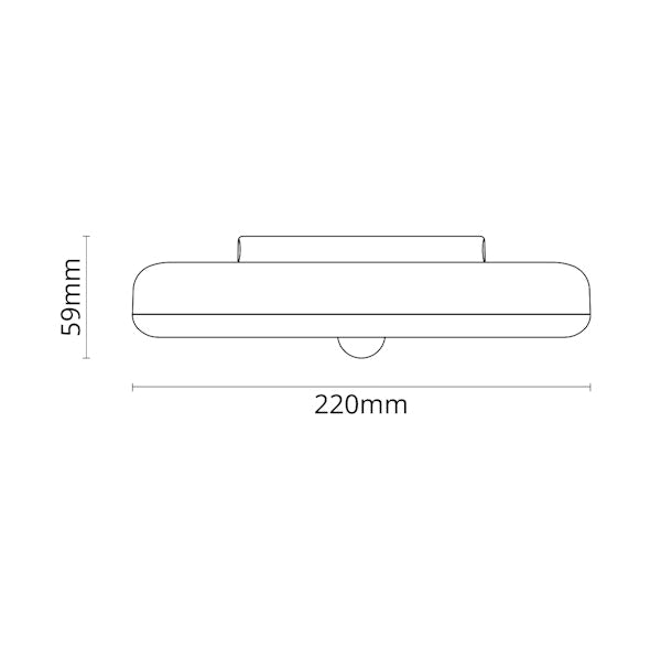 Seinävalaisin Sisä Etne 3000K Pir Sensor