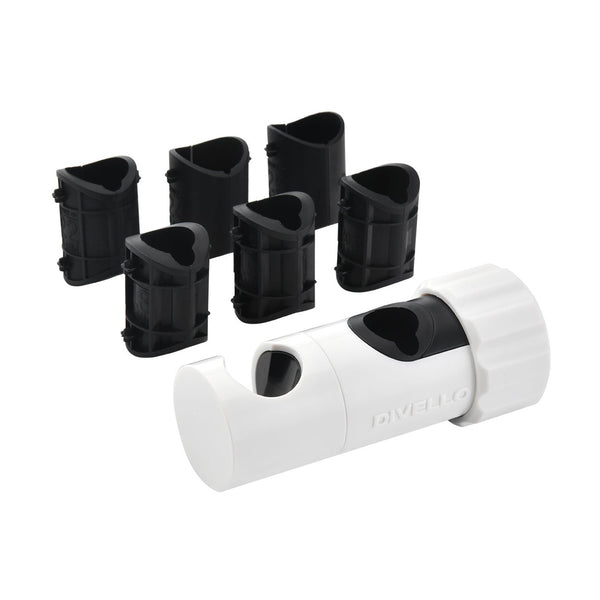 Suihkutangon Liuku Divello Ø18-25 Valkoinen 8217883