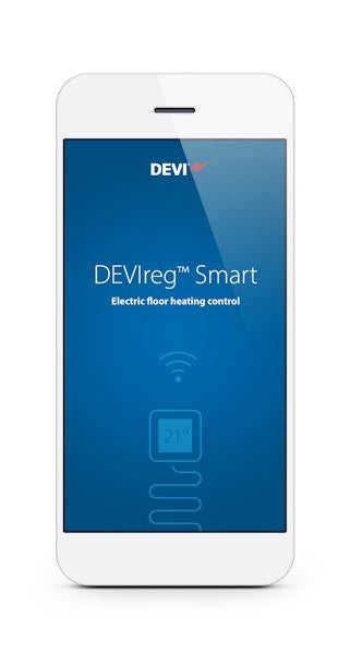 Yhdistelmätermostaatti DEVIreg Smart Polar valkoinen [2600260]