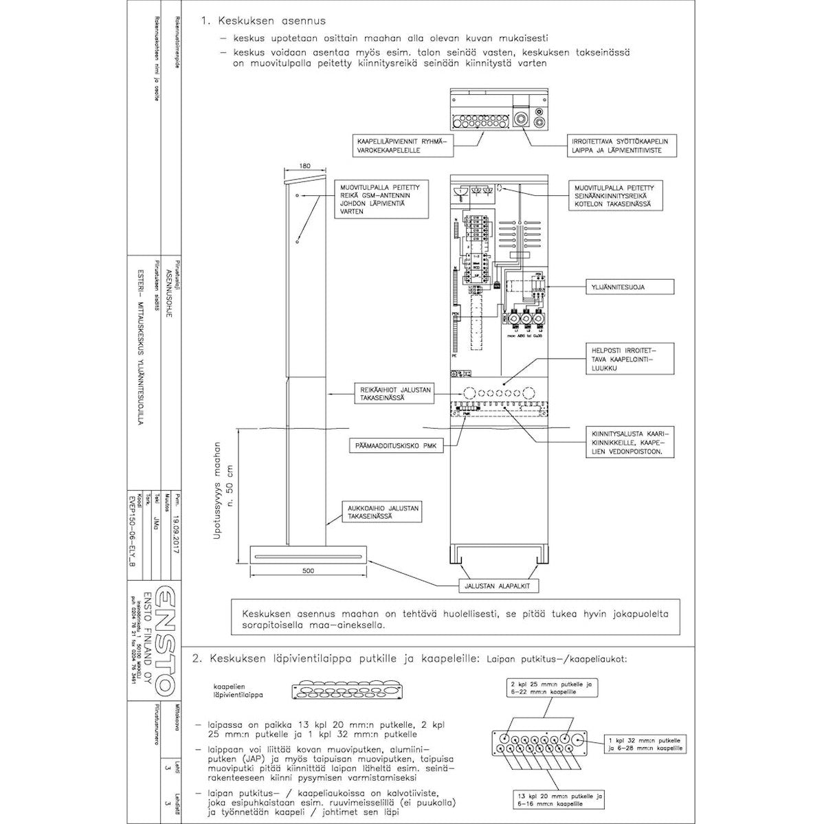 Tariffimittauskeskus Ensto Evep163.06 - 2T [3428023] |