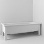 Emaliamme Svedbergs SVB1272 1700x700mm valkoinen - Fertti.com
