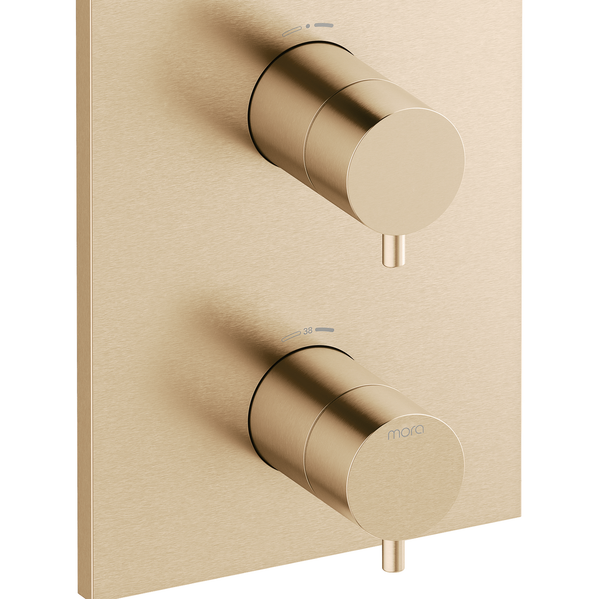 MORA INXX II suihkun pinta - asennusosat Harjattu Messinki [275060.62] |