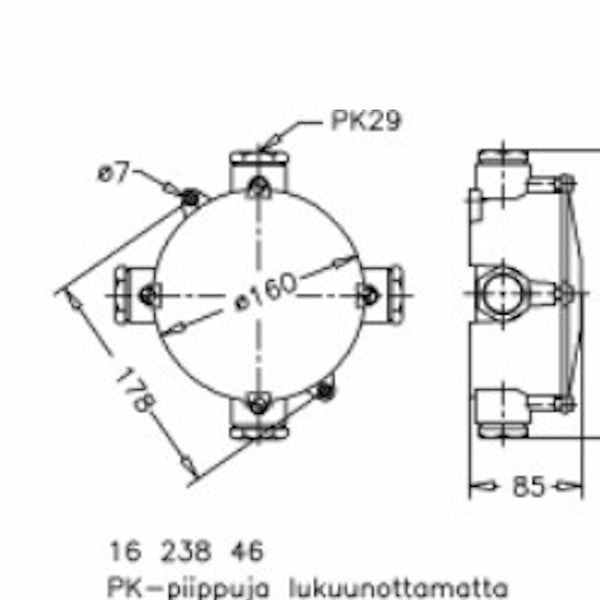 Jakorasia Selcast 16Mm2 690V 3Xpk29 Ip67 [1623844] |