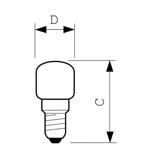 Kodinkonelamppu Philips App 26W E14 230 - 240V T25 Cl Ov [4728237] |