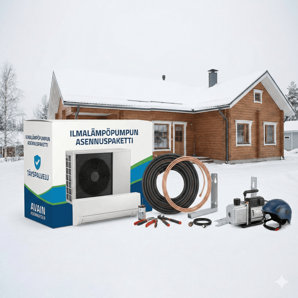 Ilmalämpöpumpun asennus |