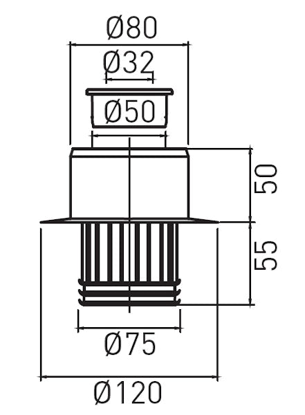 Supistusmansetti Prevex 32-50/75 12617 [5973753]