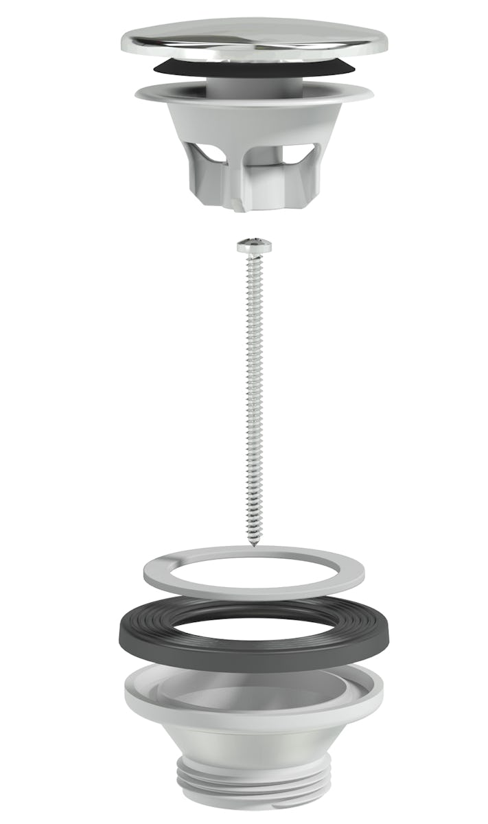 Prevex pohjaventtiilin tulppa 1 1/4" 135344 Pop UP 63MM 1 1/4 muovi [6502665] |