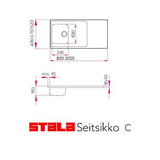 Tiskipöytä Stala Seitsikko C1000 1000x600 mm rst 1 - altainen [5912037] |