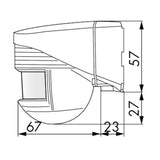 Liiketunnistin Luxomat Lc 140 Valkoinen [2603354] |