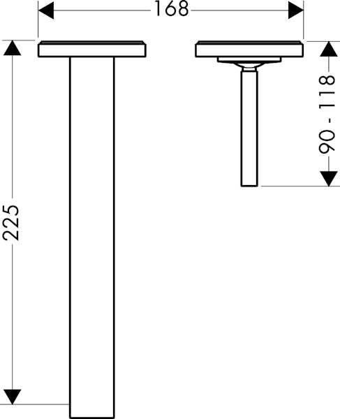 Pintaosa Hansgrohe 39116000 Axor Citterio [6150267]