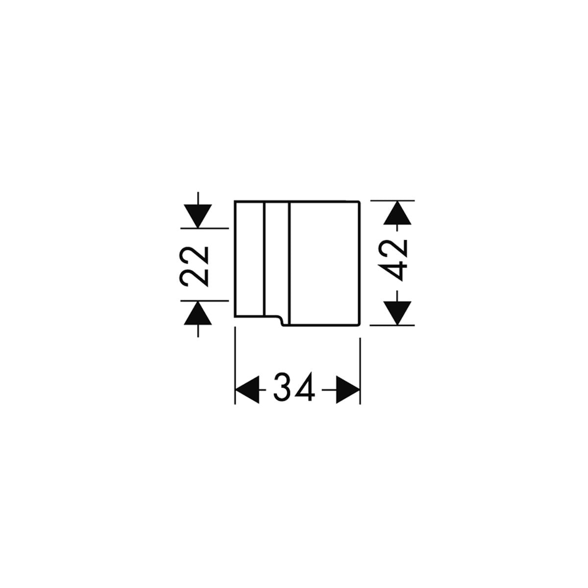 Ripustin Hansgrohe 27515000 Axor Starck [6555704]