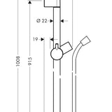 Suihkutanko Hansgrohe 28631000 Unica'S Puro 90Cm [6556004] |