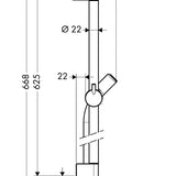 Suihkutanko Hansgrohe 27611000 Unica'C 65Cm [6556003] |