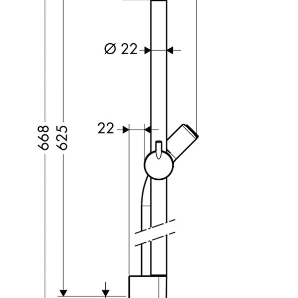 Suihkutanko Hansgrohe 27611000 Unica'C 65Cm [6556003] |