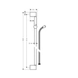 Suihkutanko Hansgrohe 27614000 Unica'Crometta 90Cm [6556014] |