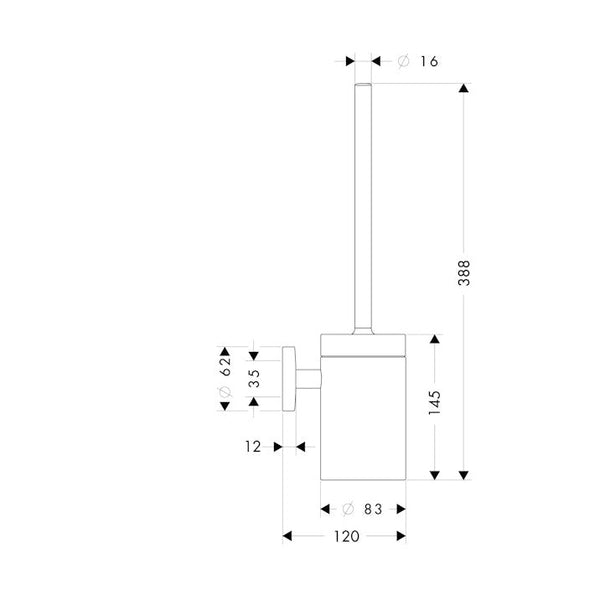 Wc - Harja Hansgrohe 40522000 Logis [5773809] |