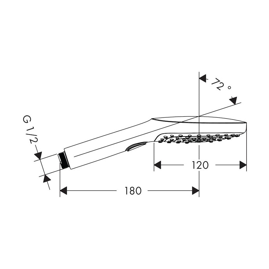 Käsisuihku Hansgrohe Raindance Select E 120 Va/Kr [6559460] |