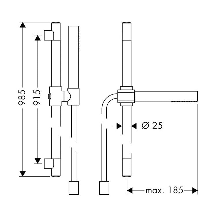 Suihkusetti Hansgrohe 27983000 Starck [6559404] |