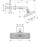 Yläsuihku Hansgrohe 27370000 Raindance [6559072] |