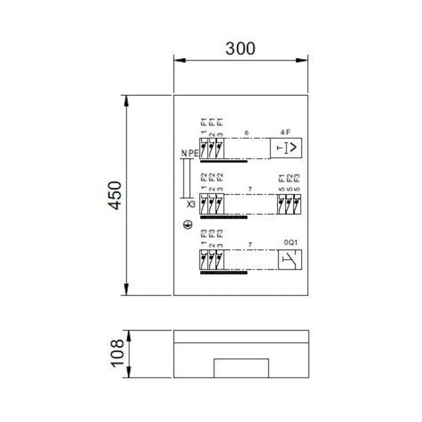 Ryhmäkeskus Pinta Fe Näpsä Rp4E12S 40A Ip20C [3310412] |