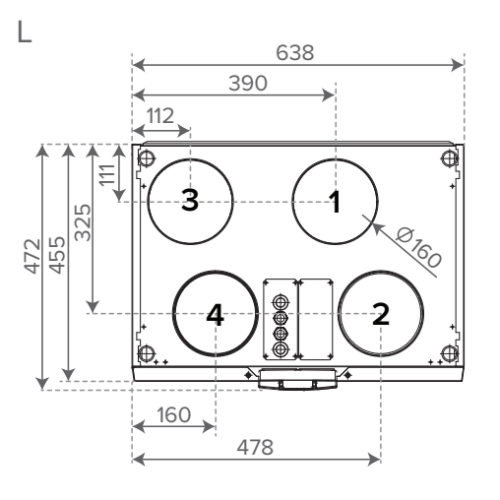 Ilmanvaihtokone Vallox 110 MV L - Fertti.com