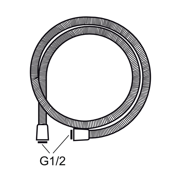 Mora Suihkuletku 1,75 M Harjattu Messinki 131170.62AE [6561233] |