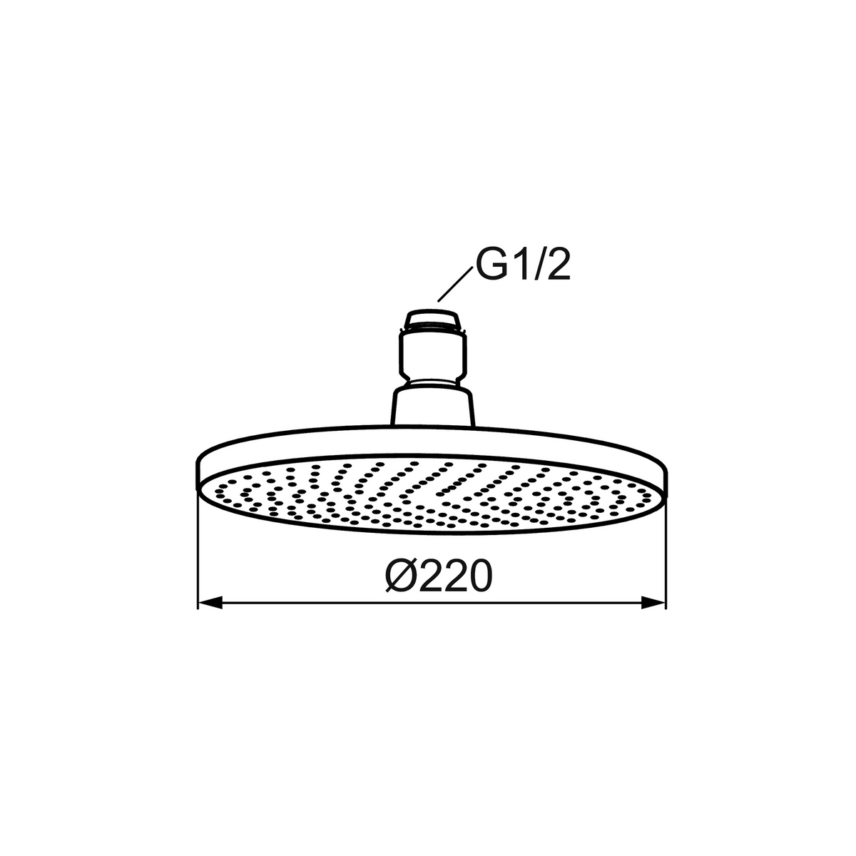 Mora Izzy/Rexx Yläsuihkun Siivilä Ø 220 Mm 131192 [6567944] |