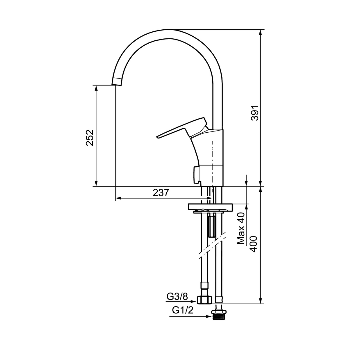 Mora Cera K5 - Keittiöhana PKV 242150 [6261249] |