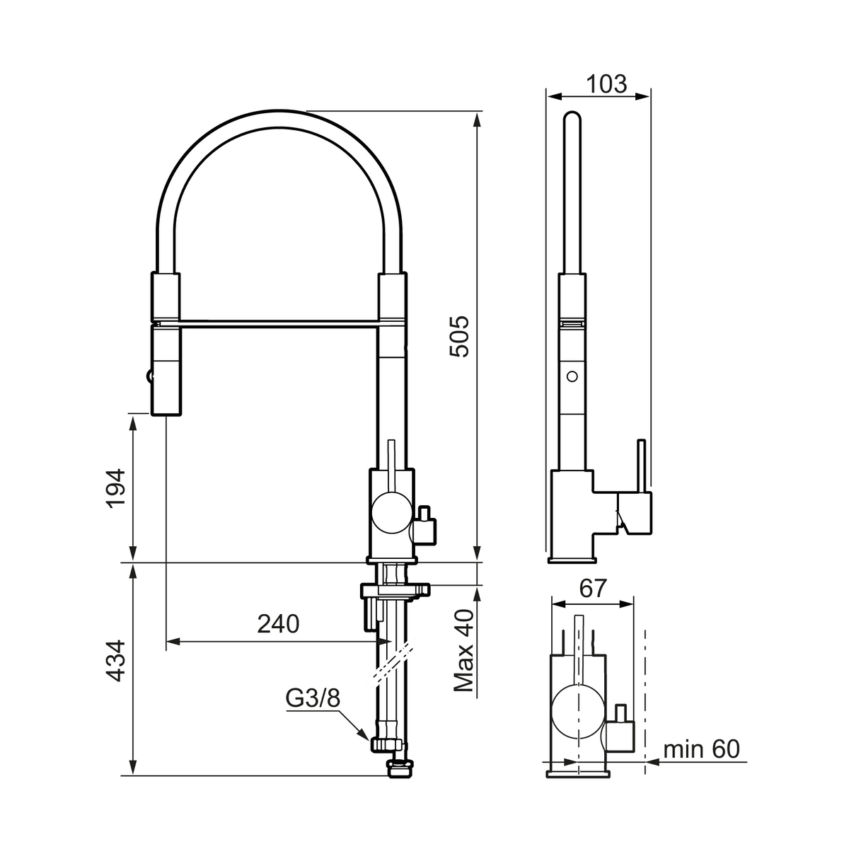 Mora Inxx II miniprofi 272091.12CA keittiöhana pk - venttiilein [6261266] |