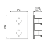 MORA INXX II suihkun pinta - asennusosat Kromattu 6358099 [275060] |