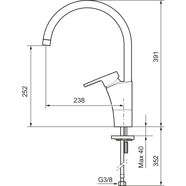 MORA MMIX II soft keittiöhana, Soft Leed3 [6261279] |