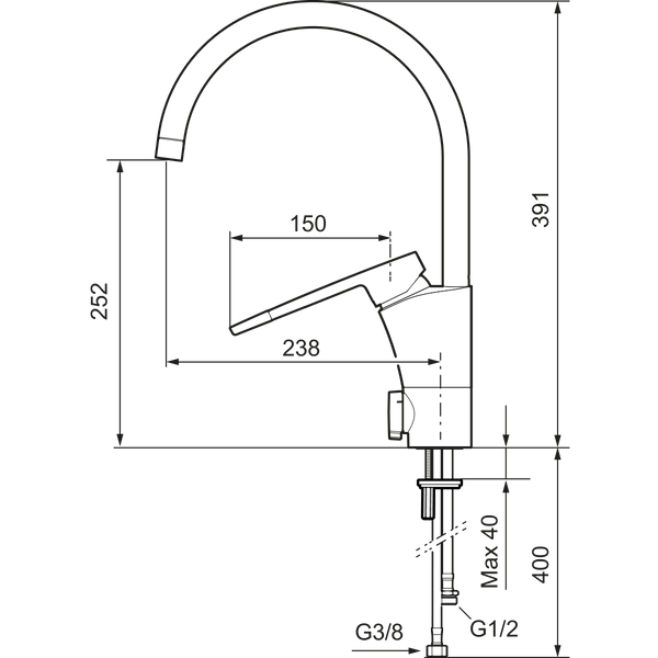 MORA MMIX II soft care keittiöhana pk - venttiilein 332161 [6261287] |
