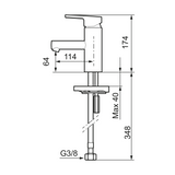 MORA MMIX II pesuallashana kromattu 333001 [6160736] |