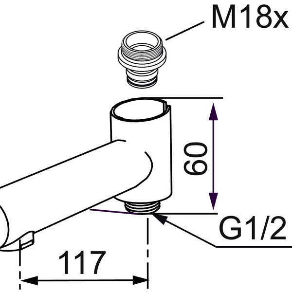 Mora MMIX vaihdinjuoksuputki 409356 [6569869]